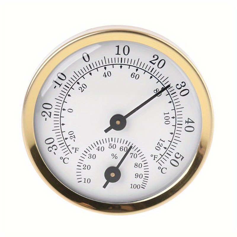 Analog Meter Gauge - 2 in 1 Thermometer Hygrometer Wall
