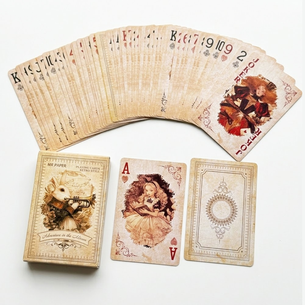 55Pcs Alice in Wonderland Play - огляд і ціна Vintage Collectible Board Games