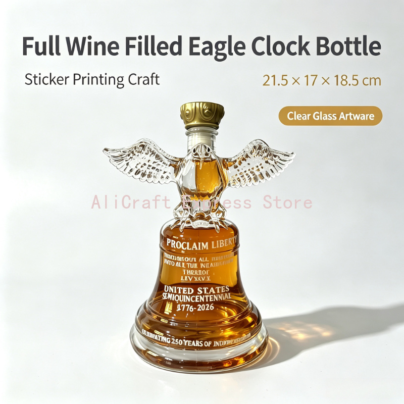 250th Independence Eagle Bell  - огляд і ціна Vintage Collectible Liquor Bottles