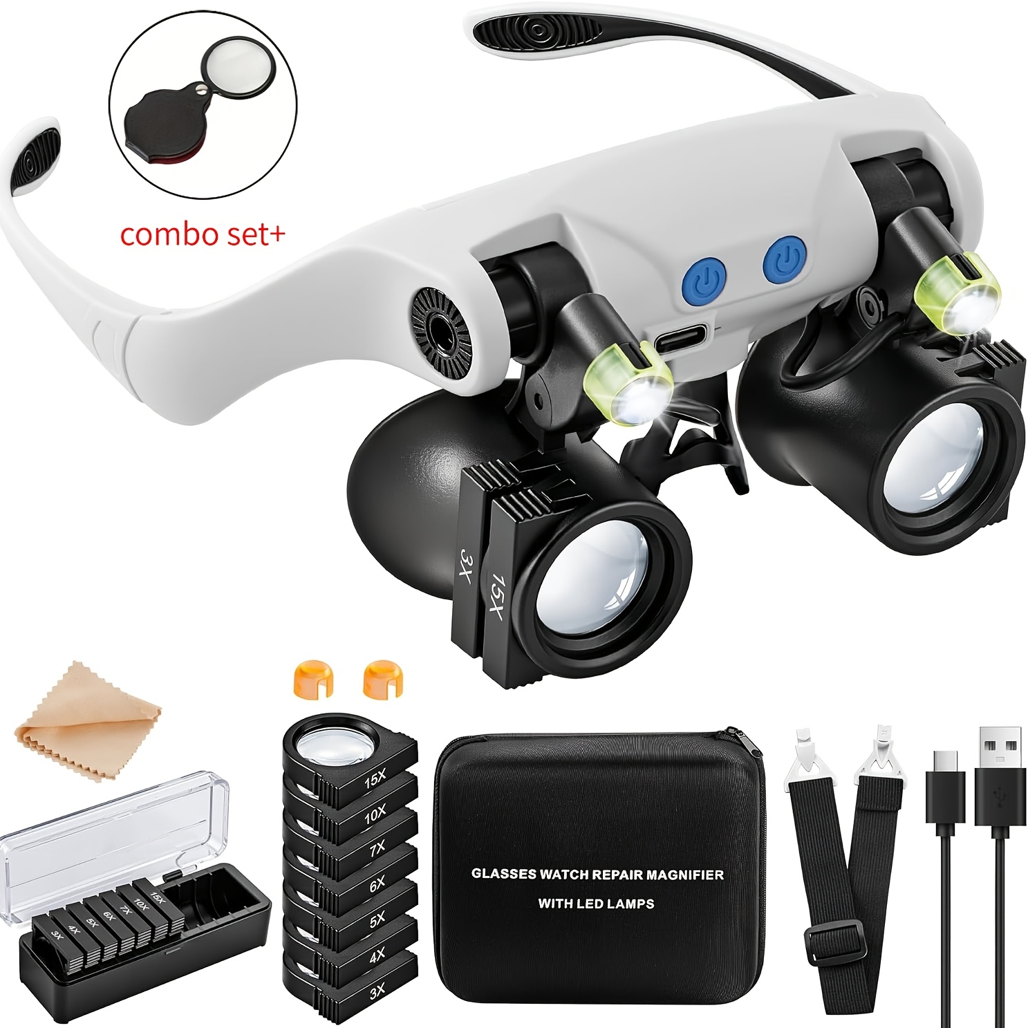 Head-mounted LED Magnifying Gl - огляд і ціна Darkroom Enlarger Lens
