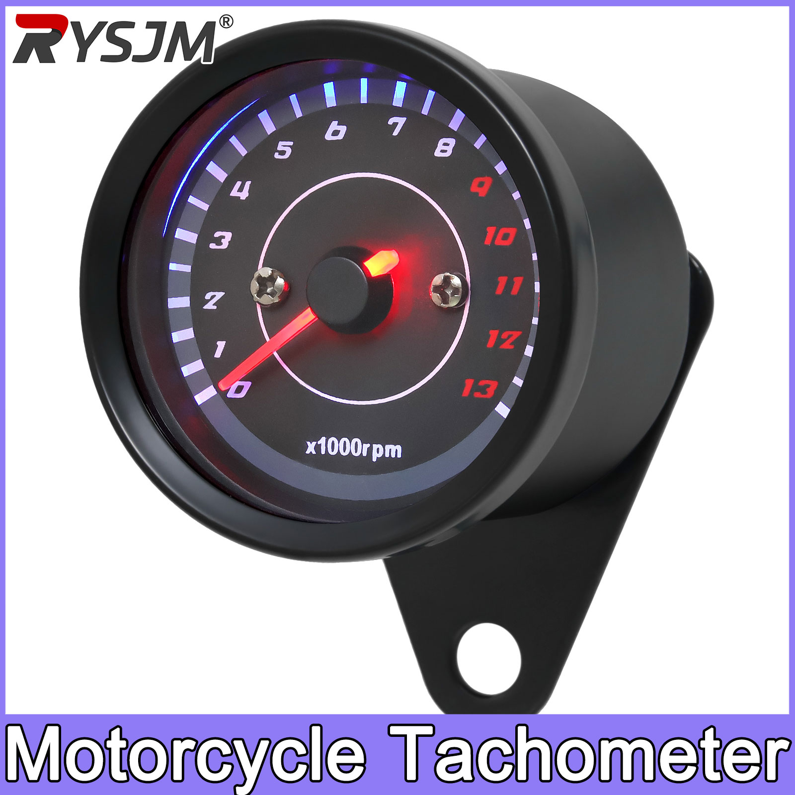 13000 RPM Meter Universal Scoo - огляд і ціна Analog Meter Gauge