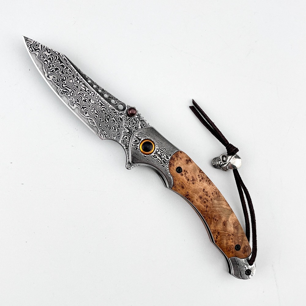 High Hardness Damascus Pattern - огляд і ціна Vintage Collectible Pocket Knives