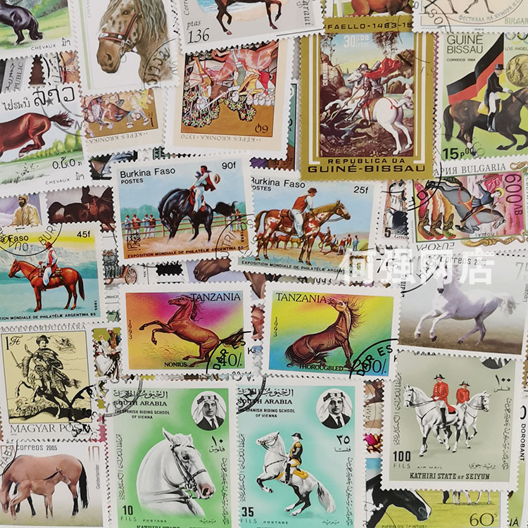 100 Different Horse Stamps No  - огляд і ціна Collectible Vintage Postage Stamps