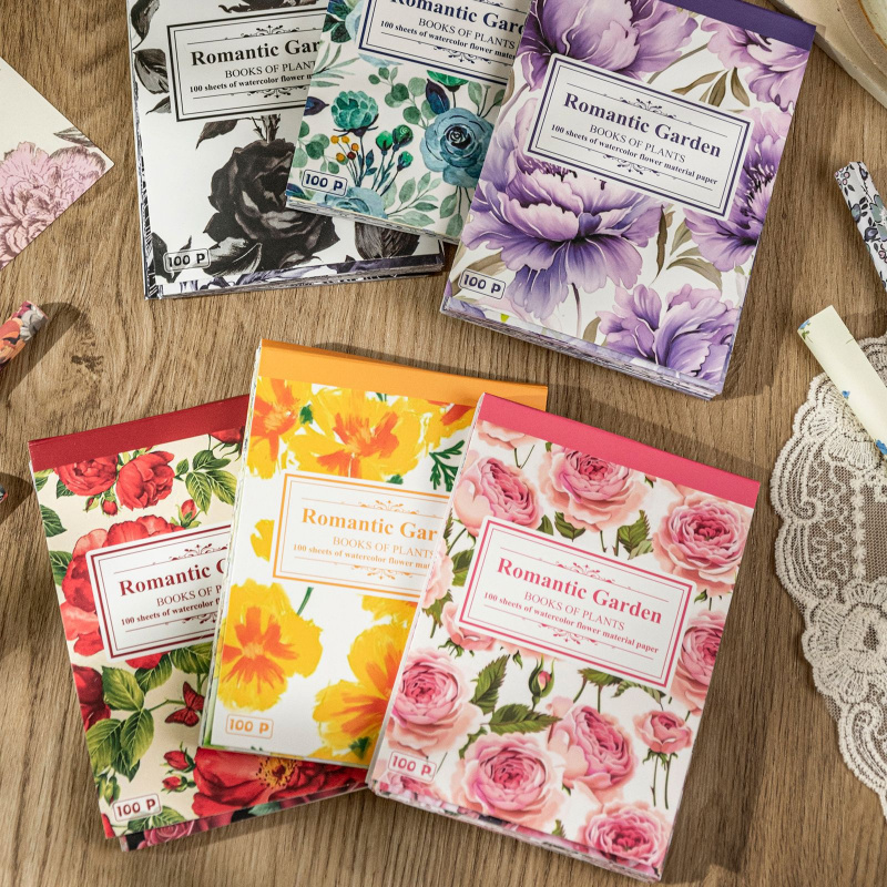 100-Sheet Retro Floral Ditsy P - огляд і ціна Vintage Collectible Magazines