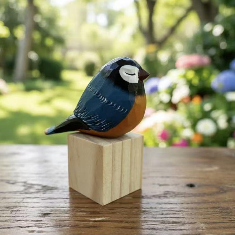 Kawaii Hand Carved Wooden Bird - огляд і ціна Vintage Collectibles Store