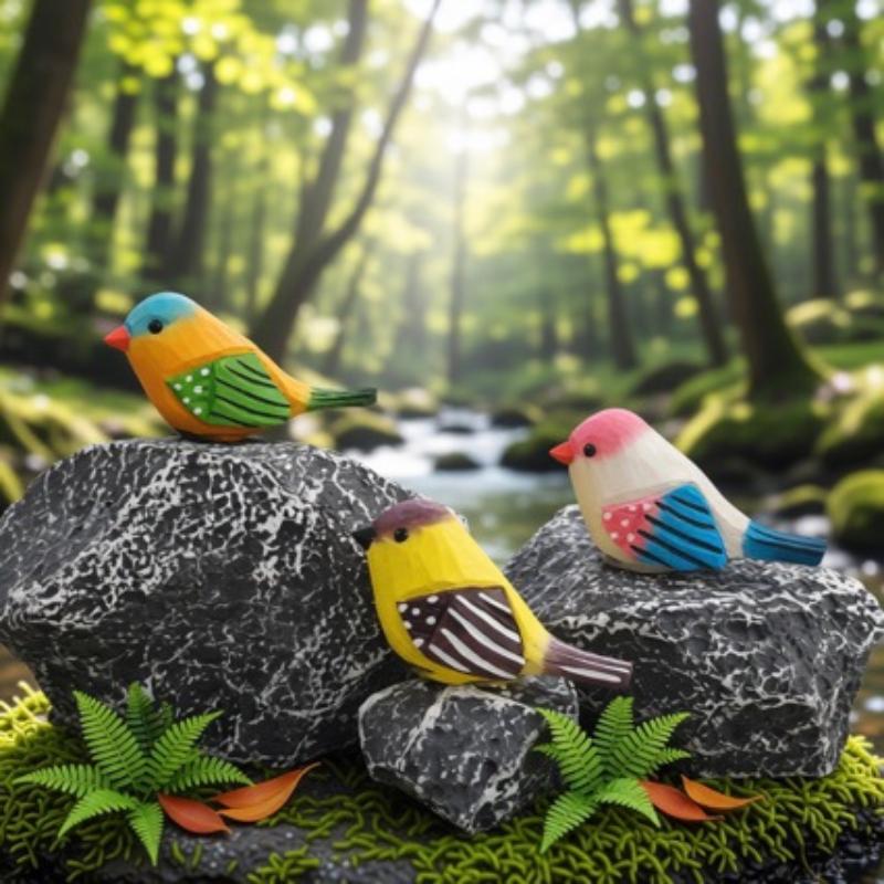 Kawaii Hand Carved Wooden Bird - огляд і ціна Vintage Collectibles Store