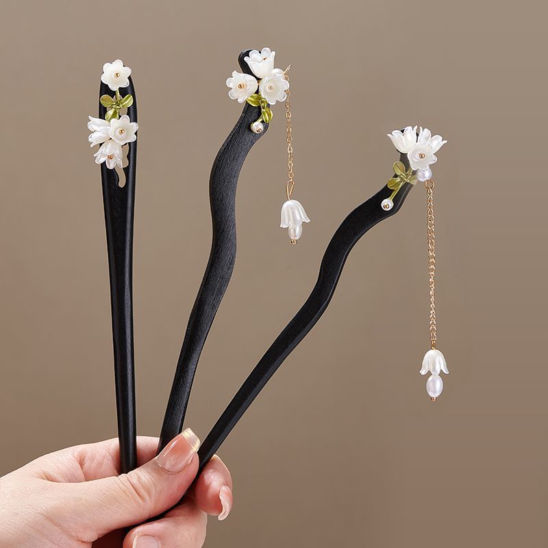 Wooden Flower Hairpin Vintage  - огляд і ціна Vintage Jewelry Collection
