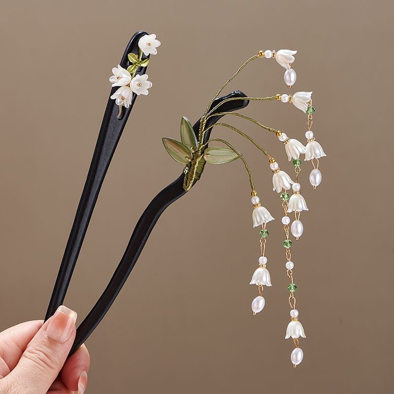 Wooden Flower Hairpin Vintage  - огляд і ціна Vintage Jewelry Collection