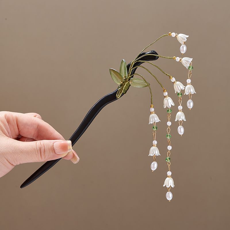 Wooden Flower Hairpin Vintage  - огляд і ціна Vintage Jewelry Collection