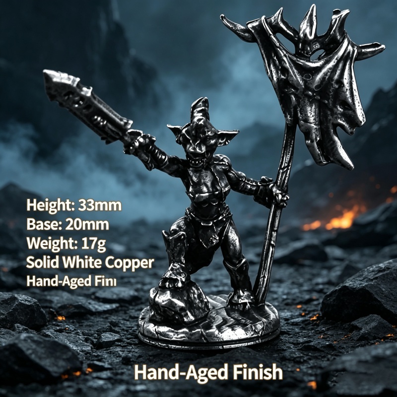 White Copper Goblin Warrior Mi - огляд і ціна Vintage Collectible Board Games