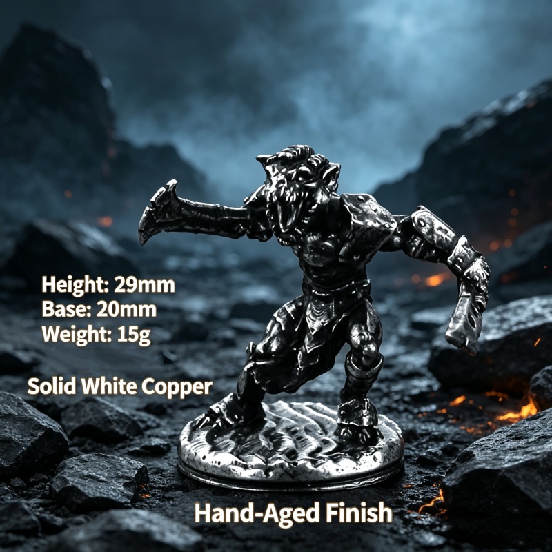White Copper Goblin Warrior Mi - огляд і ціна Vintage Collectible Board Games