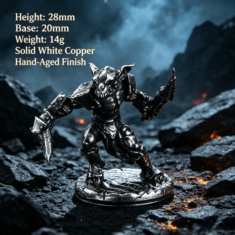 White Copper Goblin Warrior Mi - огляд і ціна Vintage Collectible Board Games