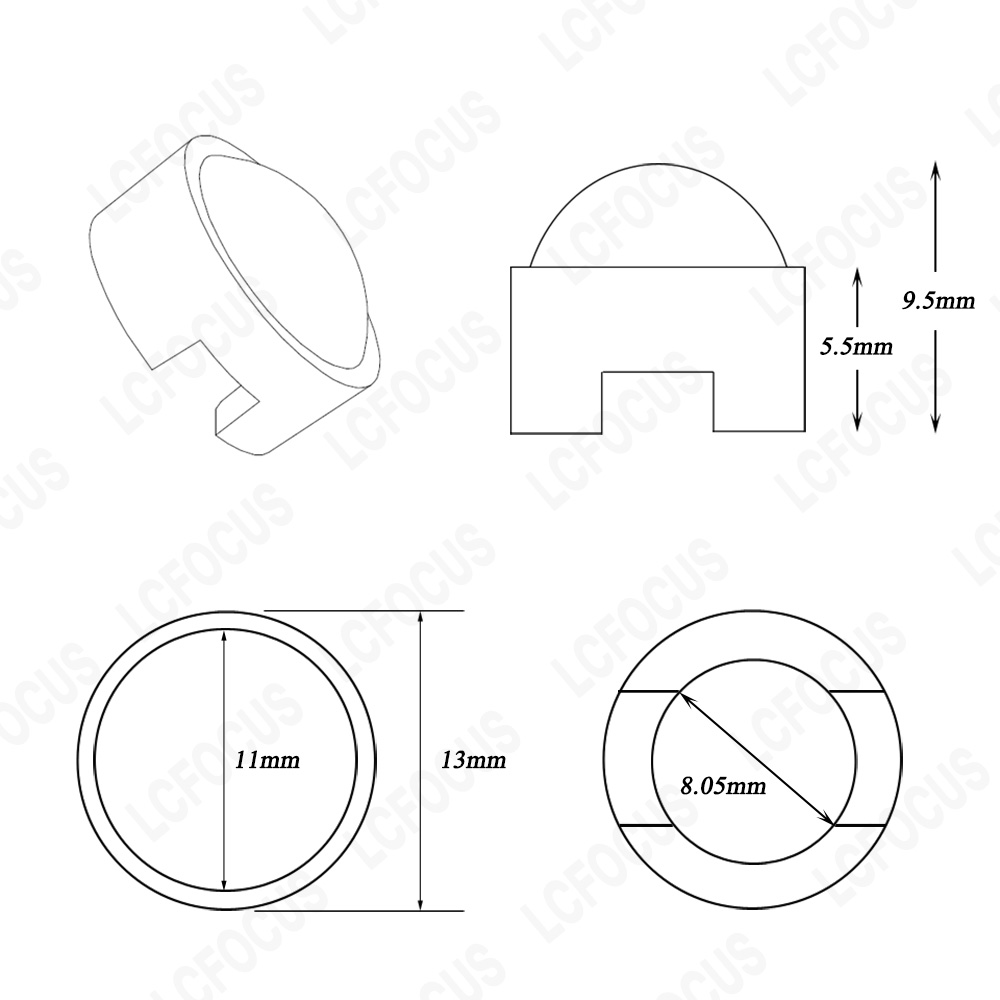 1W 3W 5W Mini LED Lens 15 30 4 - огляд і ціна Darkroom Enlarger Lens
