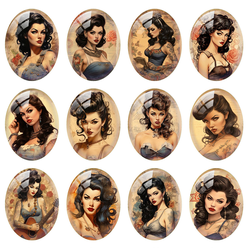 Random Mixed Round/Oval/Square - огляд і ціна Vintage Jewelry Collection
