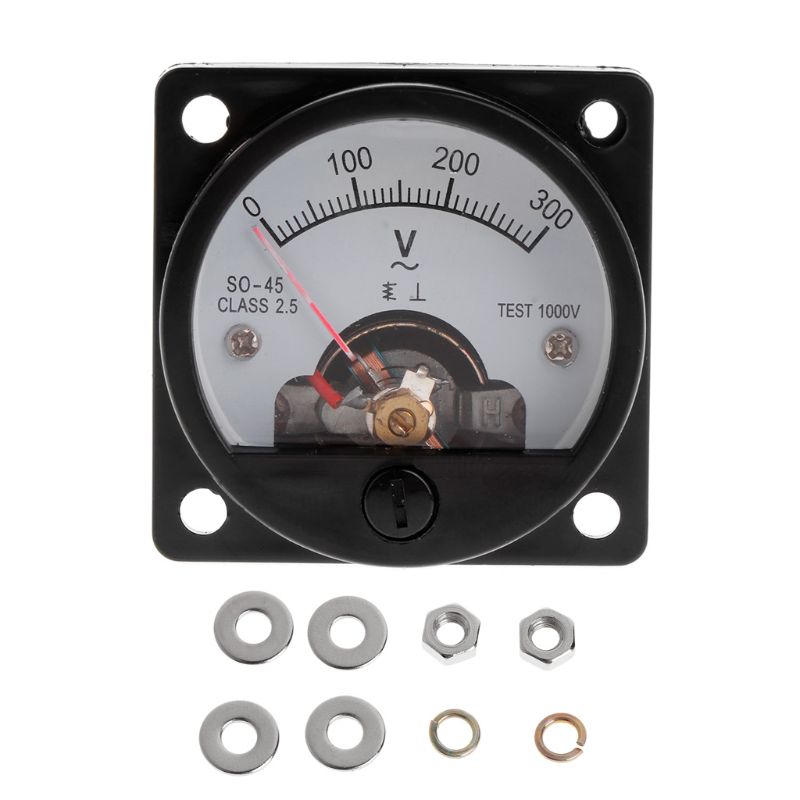 Voltmeter SO-45 AC 0-300V Roun - огляд і ціна Analog Meter Gauge