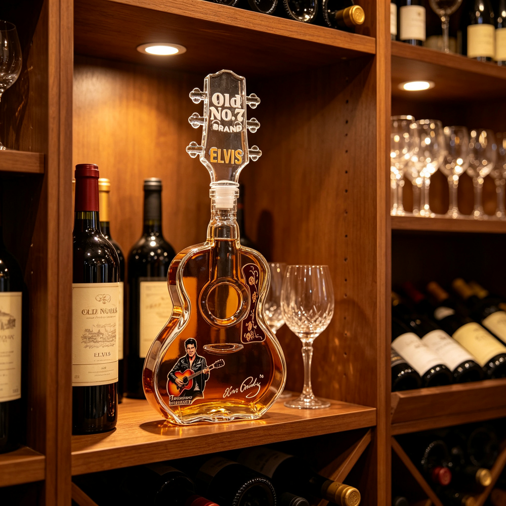 Elvis Guitar Whiskey Decanter  - огляд і ціна Vintage Collectible Liquor Bottles