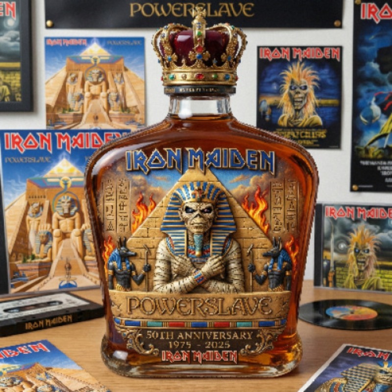 Vintage Rock Themed Mummy Scul - огляд і ціна Vintage Collectible Liquor Bottles