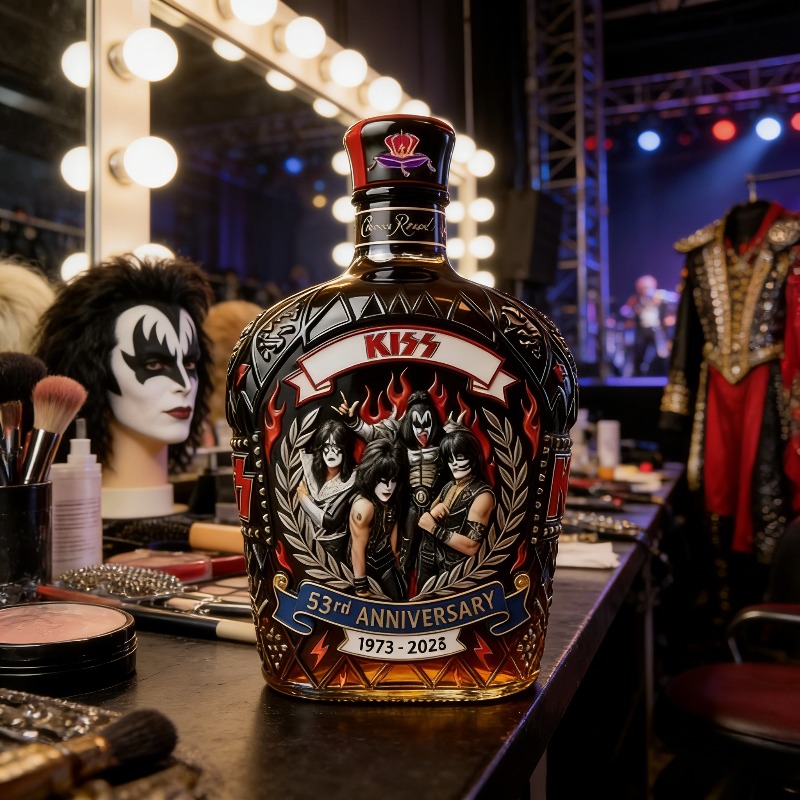 Collectible KISS Band Style Wh - огляд і ціна Vintage Collectible Liquor Bottles