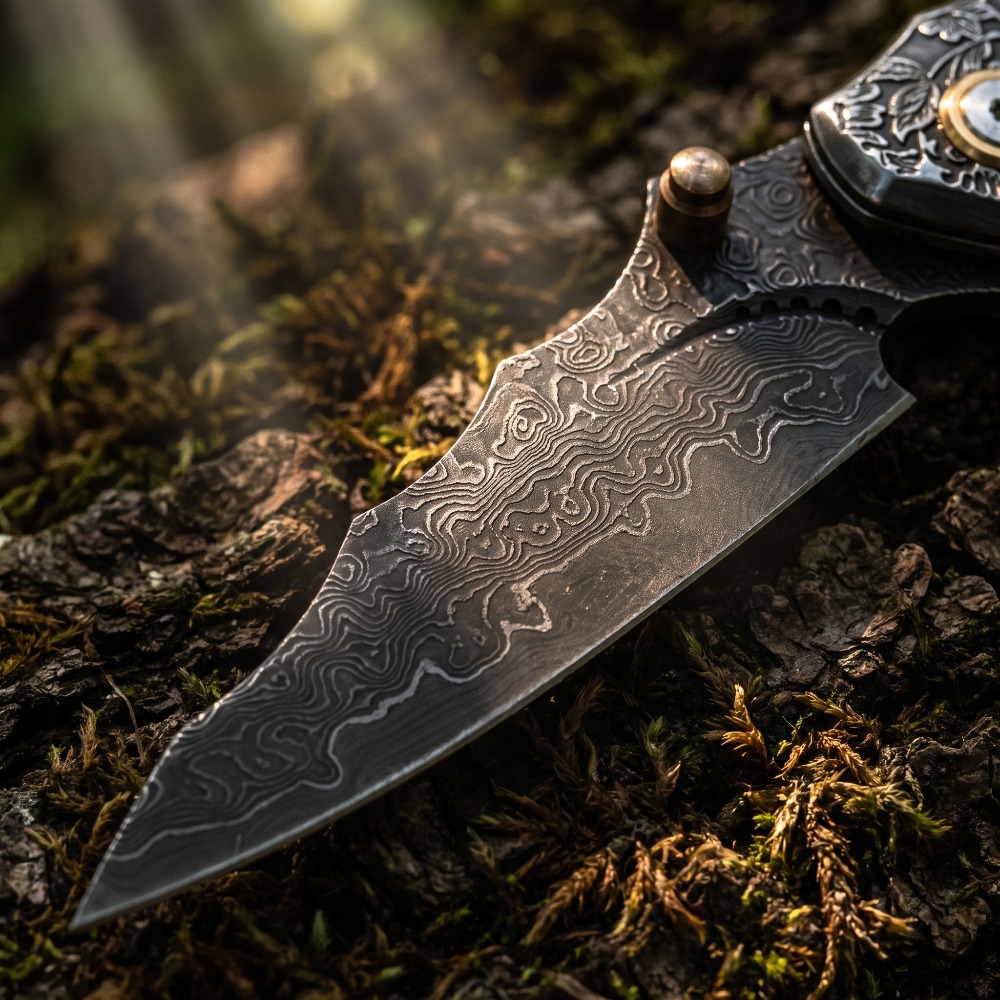 Vintage Engraved Foldable Knif - огляд і ціна Vintage Collectible Pocket Knives