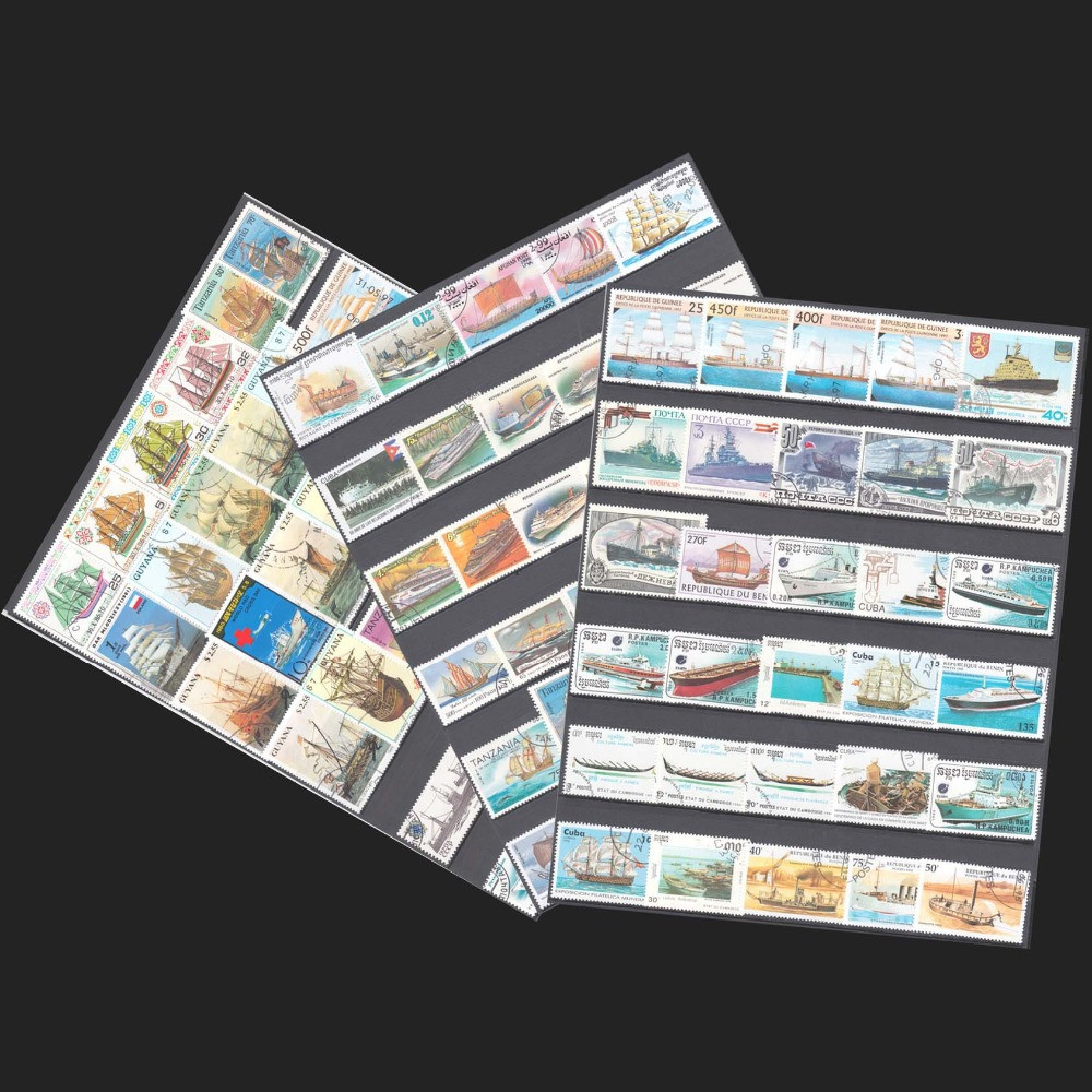 100 Special Stamps Of Ships An - огляд і ціна Collectible Vintage Postage Stamps