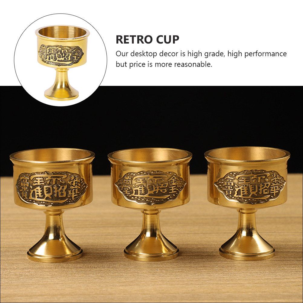 1Pcs Pure Copper Wine Cup Vint - огляд і ціна Collectible Vintage Wine